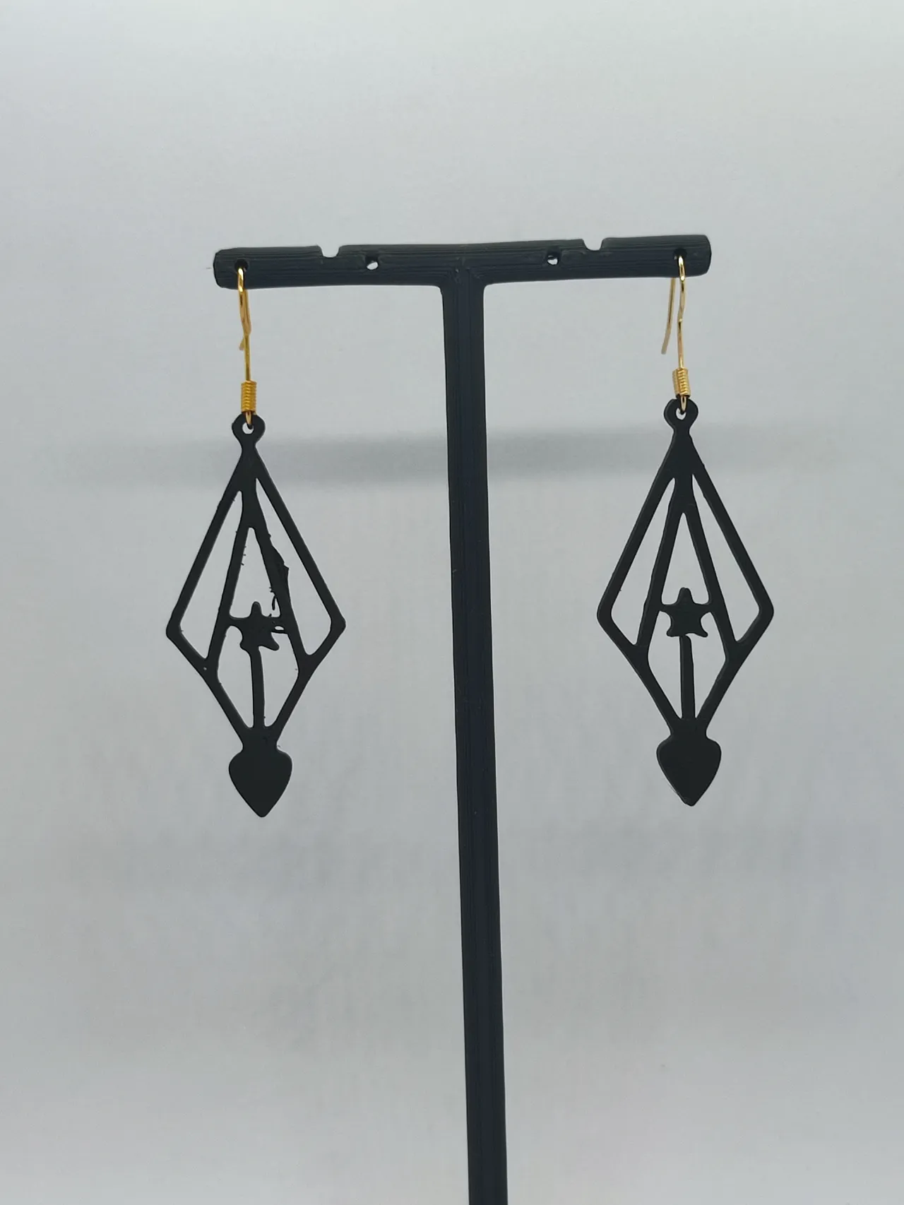 Aretes Lanzas del Corazón view 3