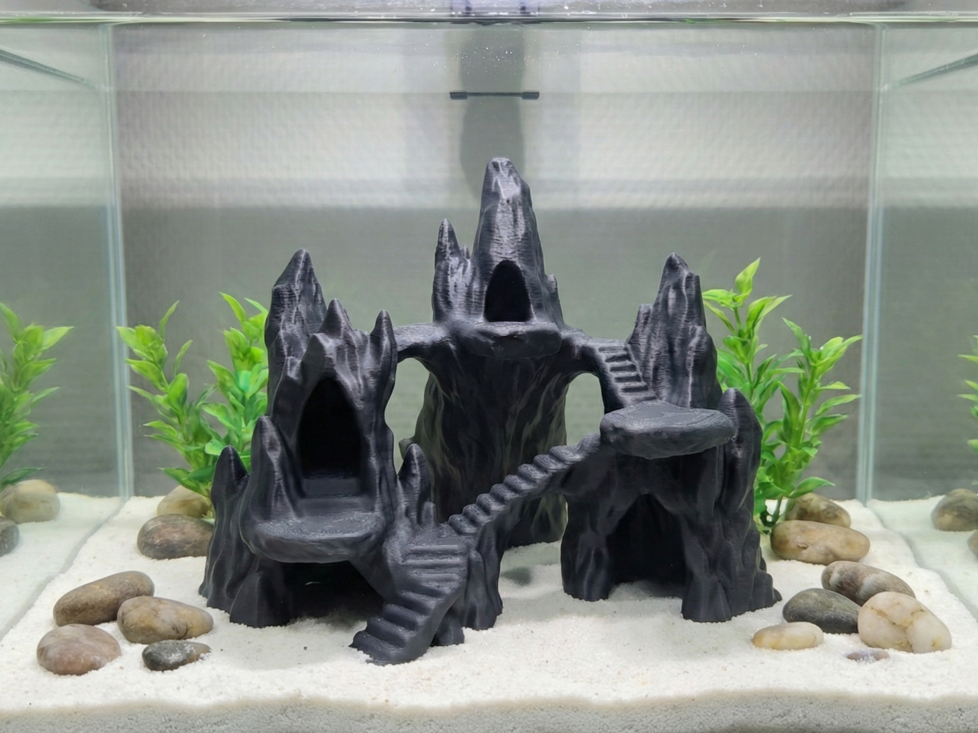 Aquarium Terrarium Fantasy Rock Stone Fortress