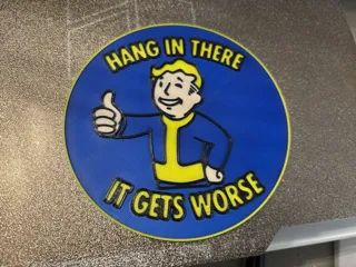 Vault Boy „Hang in There“ ნიშანი thumbnail 2