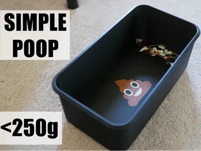 Simple Poop Bin/Bucket (H2 Series)