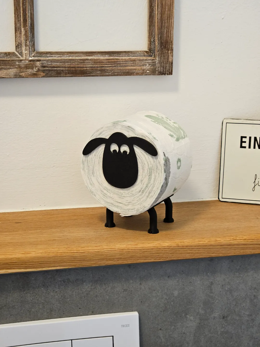 Shaun the Sheep Toilet Paper Roll Holder view 2