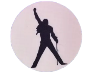 Freddie Mercury Silhouette Coaster