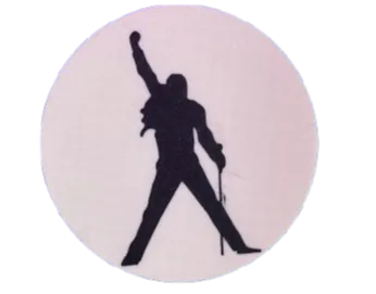 Freddie Mercury Silhouette Coaster