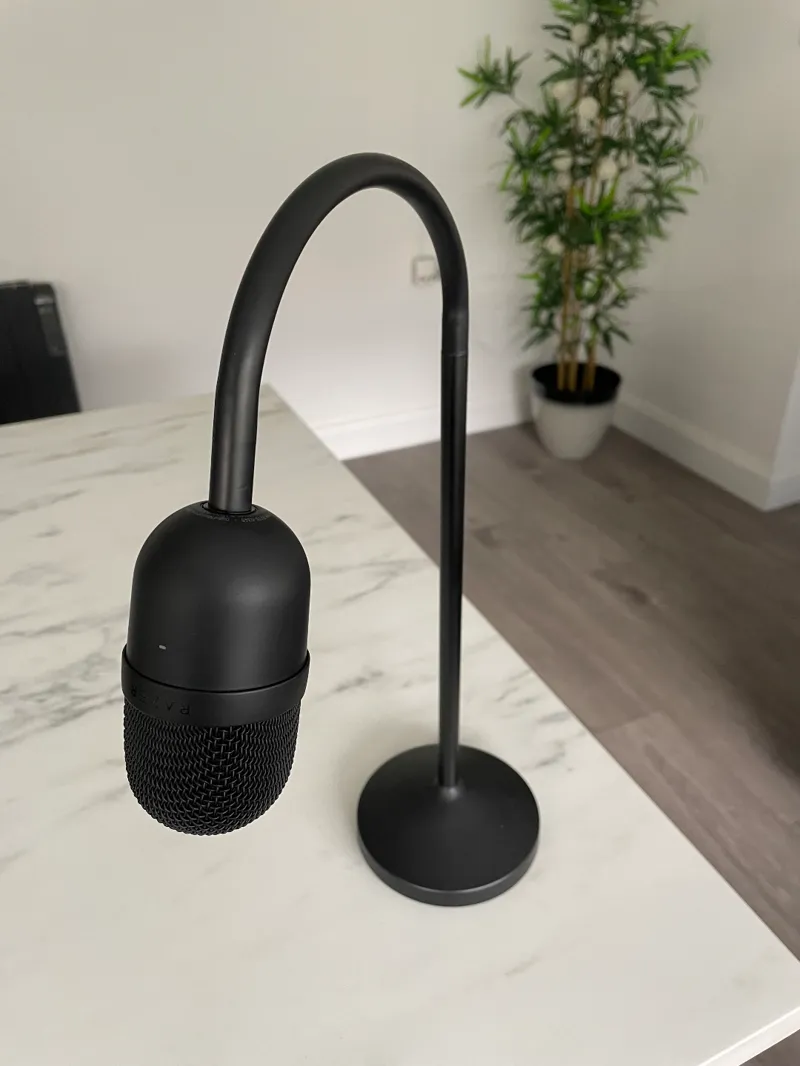 Adapter to attach Razer Seiren Mini Microphone to Ikea Navlinge Lamp Stand/Arm