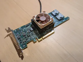 LSI 9300-8i Fan Bracket