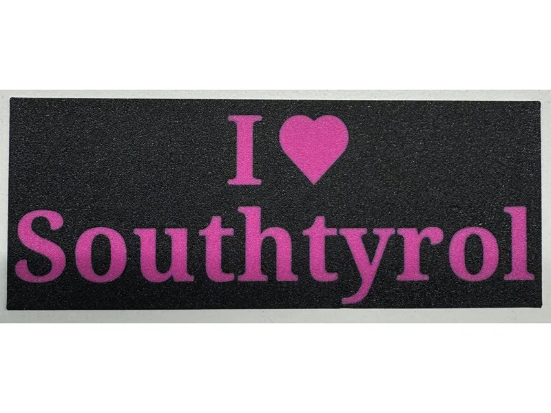 I LOVE Southtyrol Sign - I LOVE Südtirol Schild
