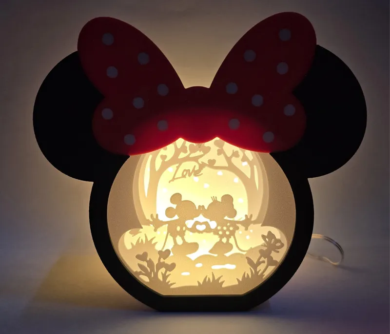 Minnie Mouse Lightbox Lamp