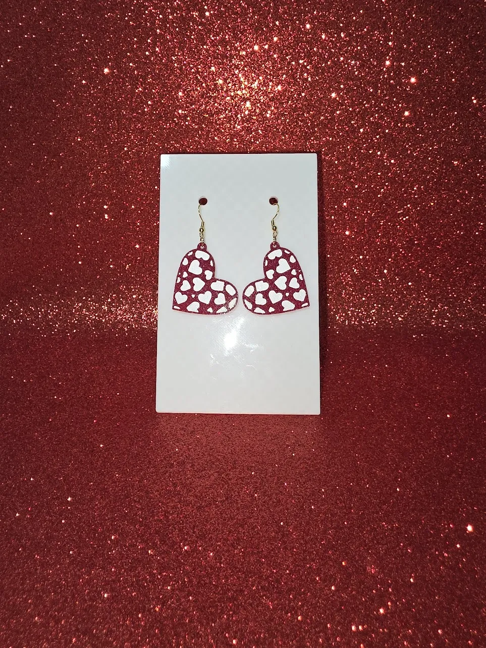 Little hearts earrings view 2
