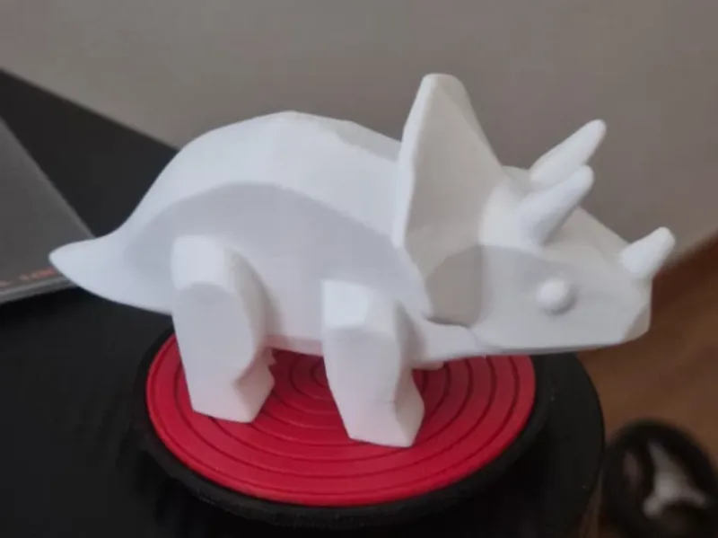 Dinosaur Triceratops toy poly mini