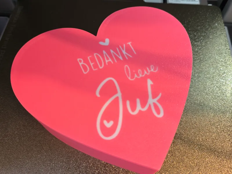 Thank you Teacher heart box gift