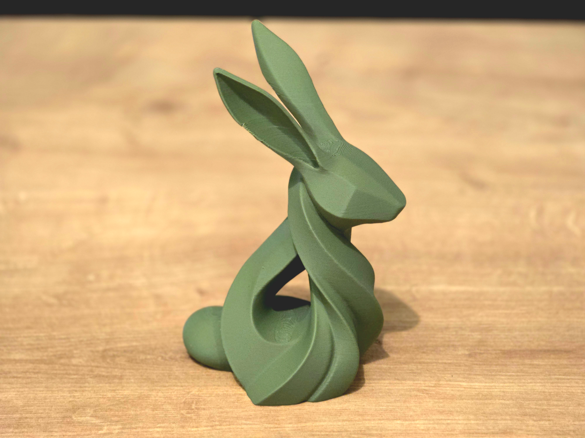 The Modern Spiral Easter Bunny | Minimalist Decor