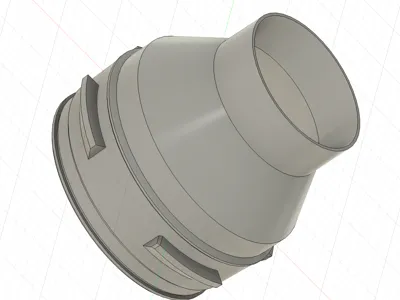 H2D Exhaust Fan 60mm Duct Adapter