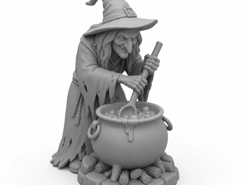 Adorno temático: Witch. Referencia del modelo original.
