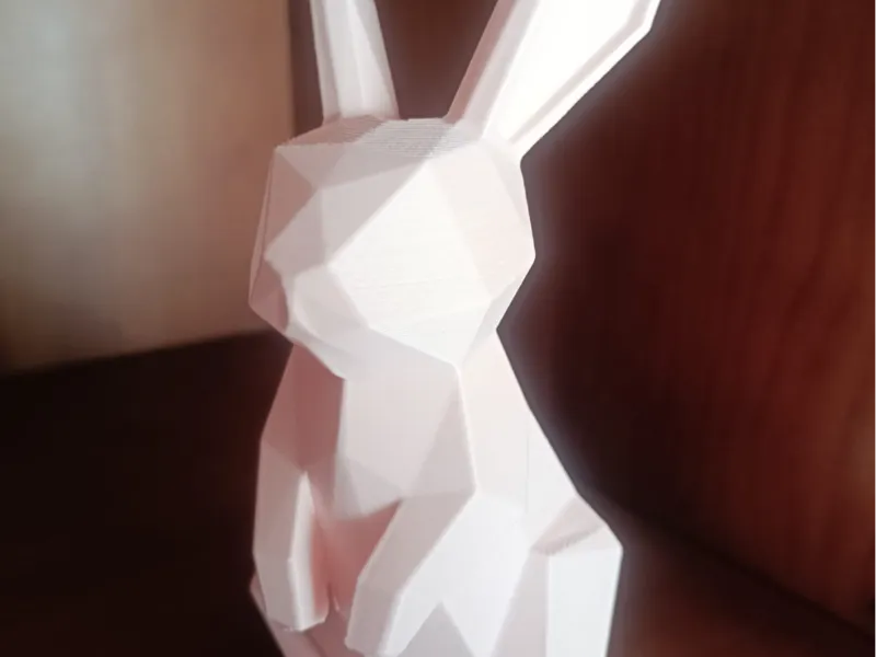 low poly easter bunny