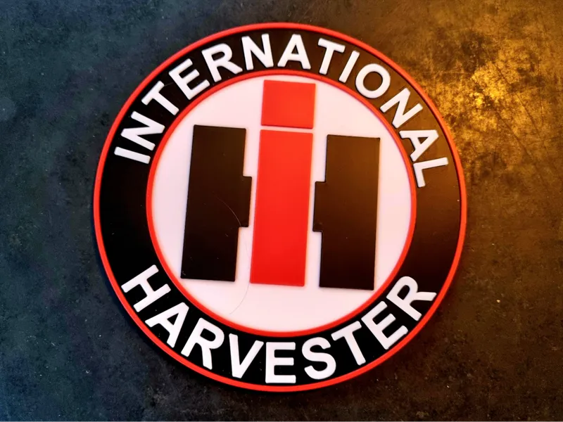 International Harvester Logo Sign