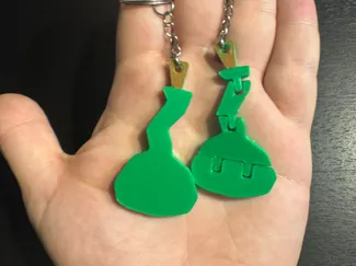 MediEvil - Life Bottle Keychain