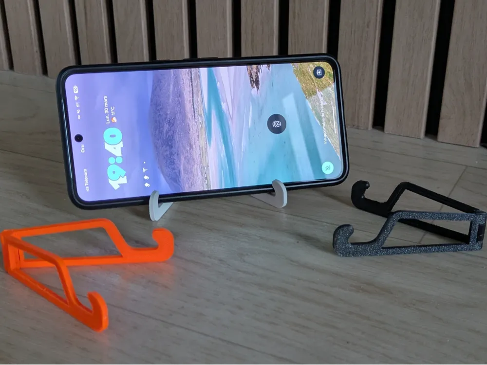 Foldable phone stand - Free 3D Print Model - MakerWorld