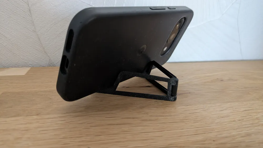 Foldable phone stand - Free 3D Print Model - MakerWorld