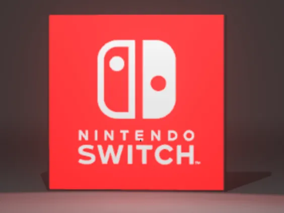 Nintendo Switch Logo Leuchtkasten Lampe