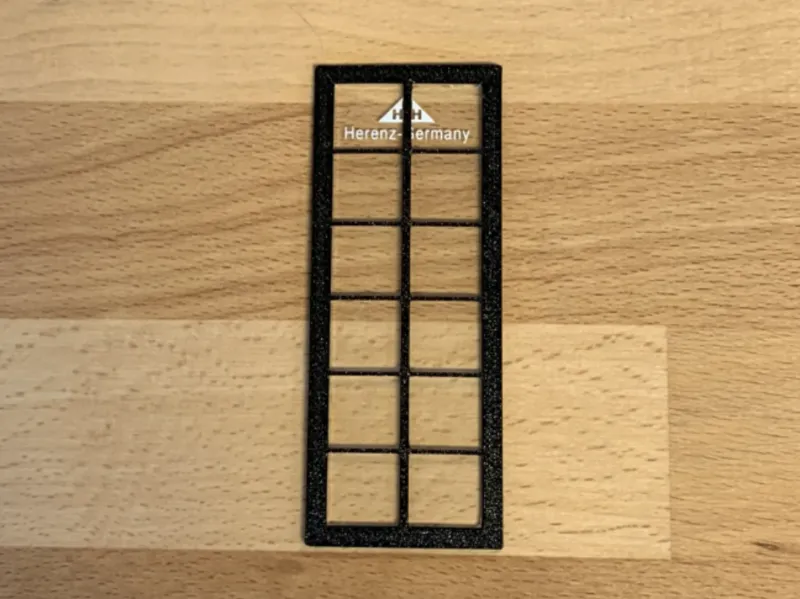 microscope cover glass grid
