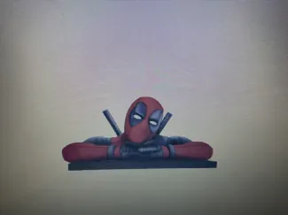 Deadpool posing