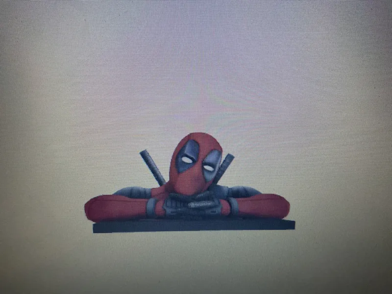 Deadpool posing