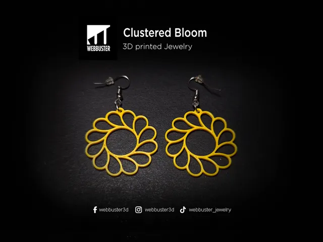 Clustered Bloom Earrings