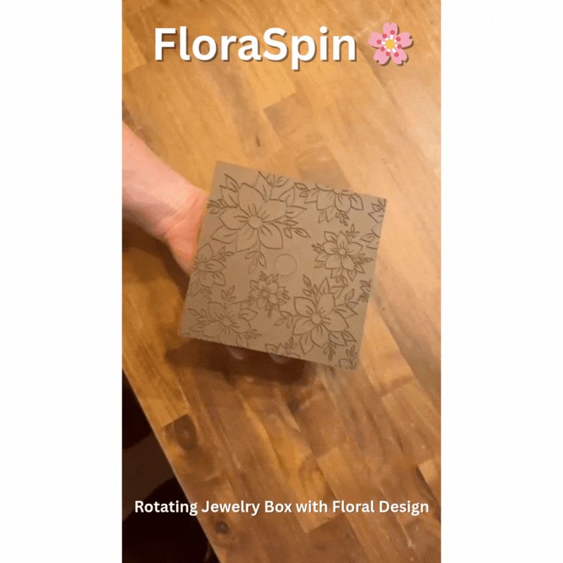 FloraSpin  – Rotating Jewelry Box