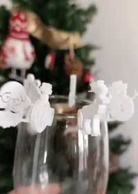 Marqueurs de verre de Noël — photo 1