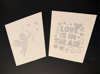 Cupid & Love is in the Air Panels Festive Lamppost