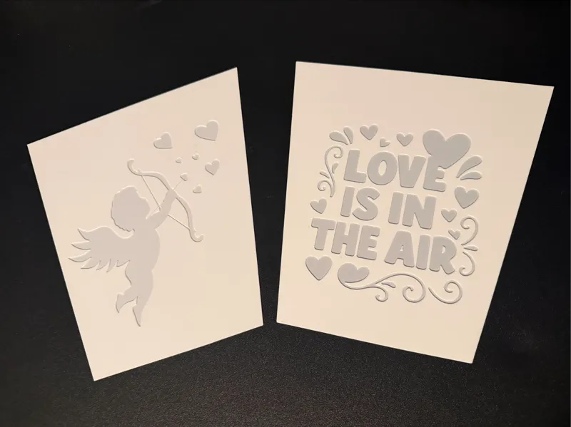 Cupid & Love is in the Air Panels Festive Lamppost