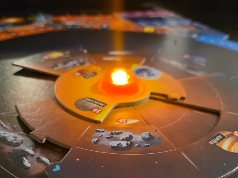 LED Sun for the board game SETI