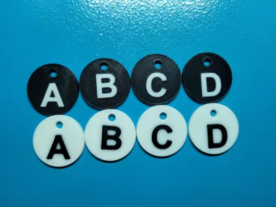 Monogram Key tag