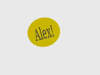 little badge saying alex (customizable) by user_3697594119 - MakerWorld
