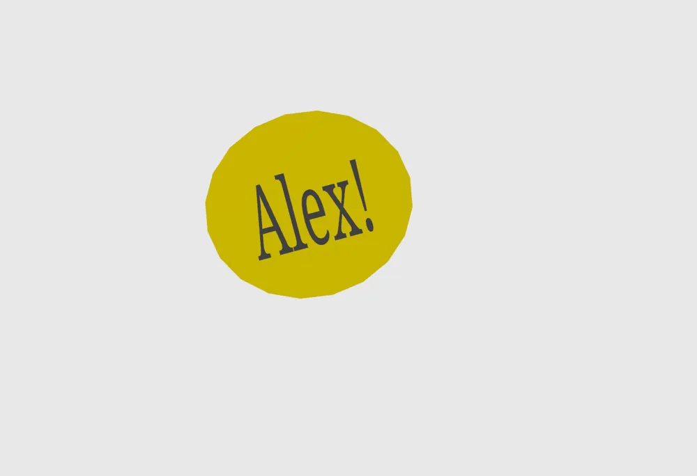 little badge saying alex (customizable) by user_3697594119 - MakerWorld