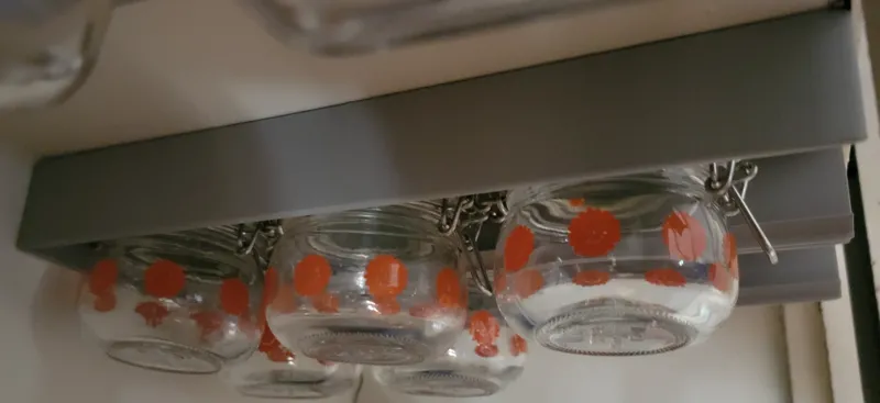 Ikea Jar Under Shelf Mount
