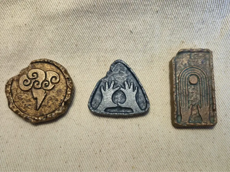 Worn Fantasy Coins