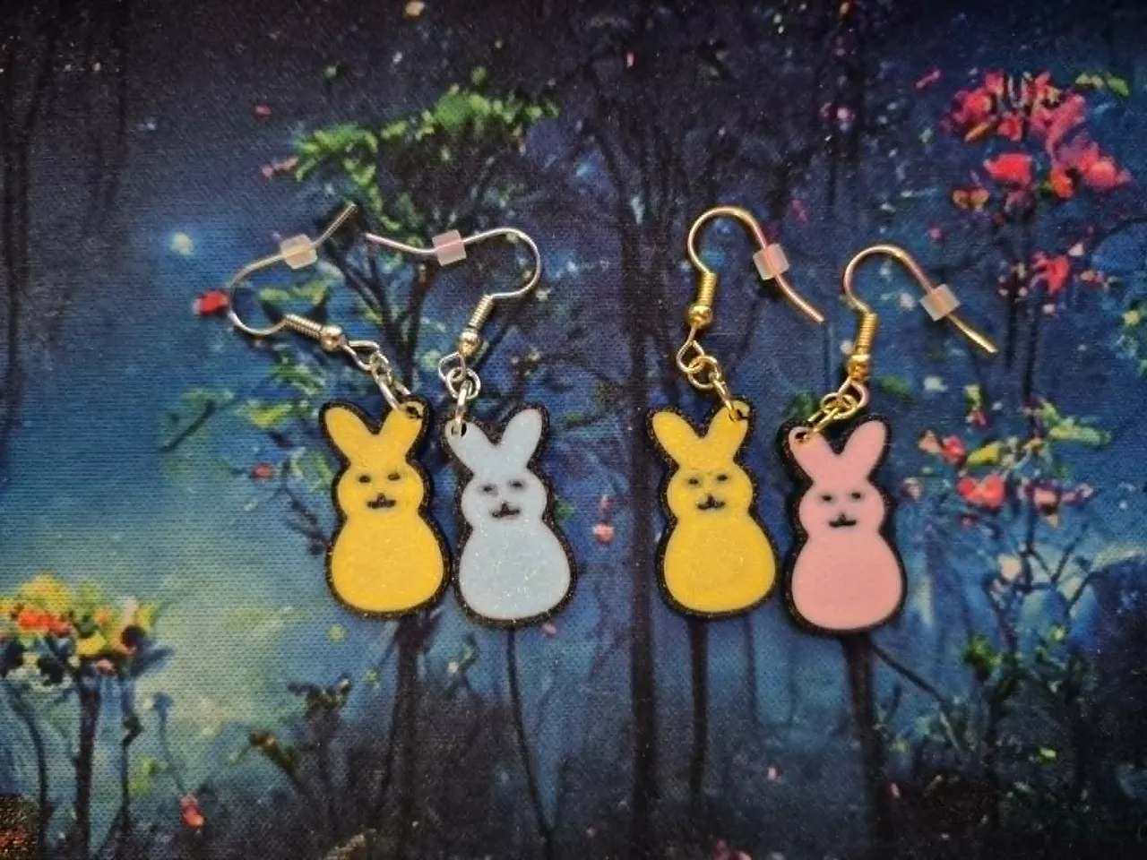 Bunny Peeps Earrings view 2