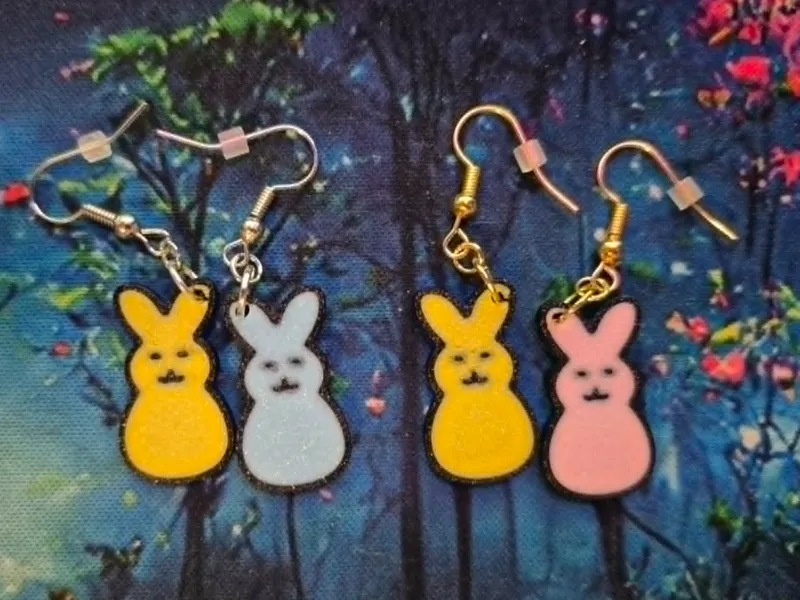 Bunny Peeps Earrings