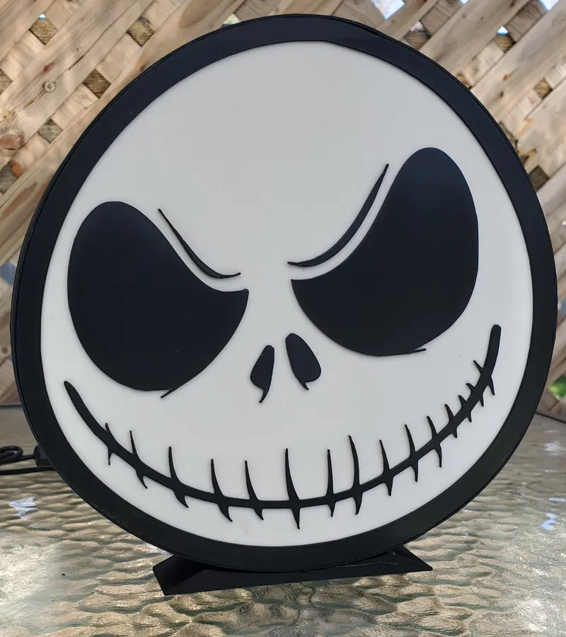 Jack Skellington Light Box