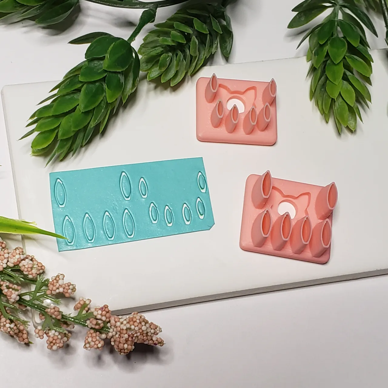 Polymer Clay Petal Cutter | Earrings |Miniatures view 2