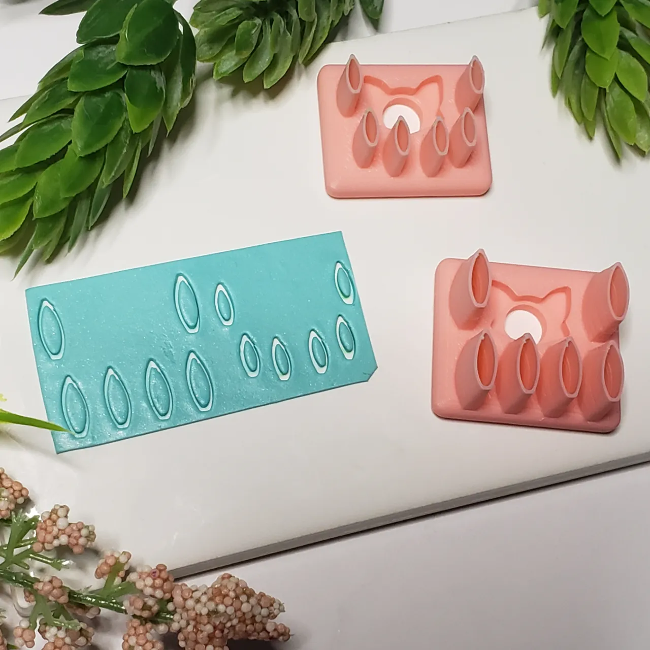 Polymer Clay Petal Cutter | Earrings |Miniatures view 3