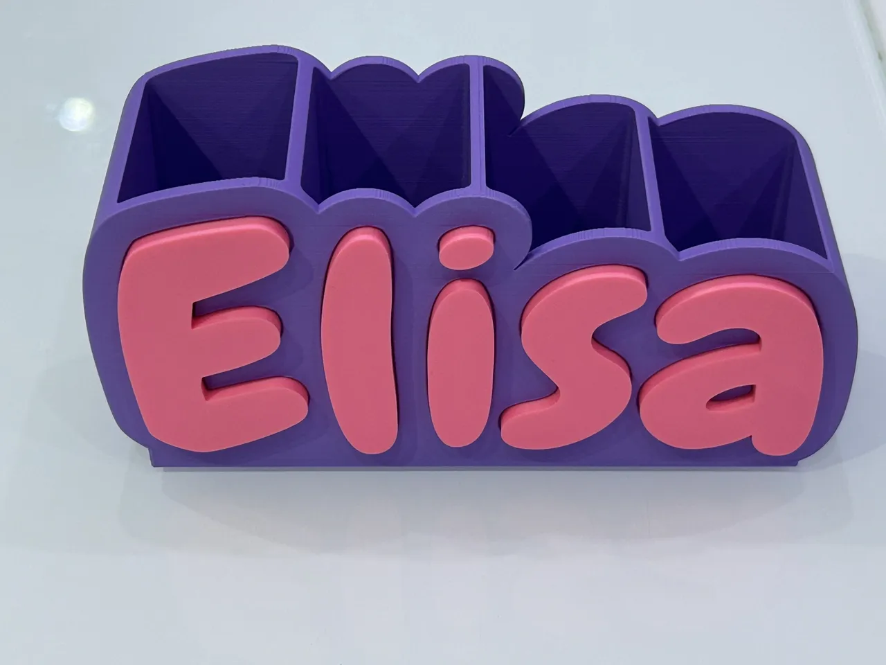 Customizable Name Desk Organizer view 4
