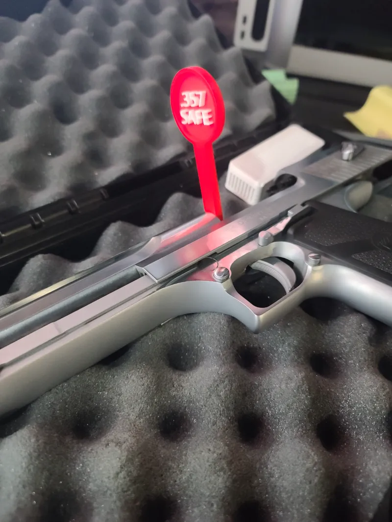 357 Magnum Weapon Safe Flag