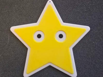 Stunned Star Christmas Decoration, he's watching