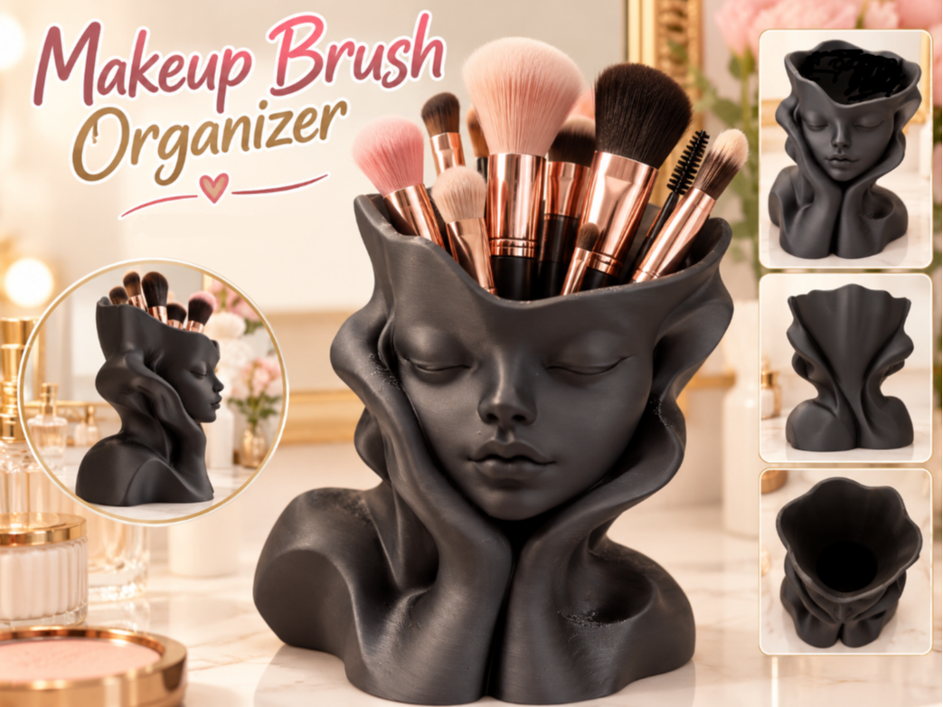 Serene Beauty – Makeup Brush Organizer - 1