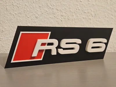 Audi RS6 Logo Lamp