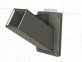 Wall mount holder for belt grinder tool arm