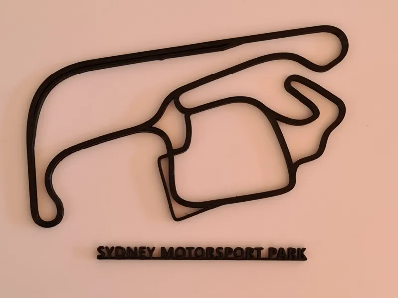 Sydney Motorsport Park - Track Map