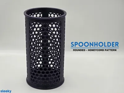 Round Honeycomb Spoonholder